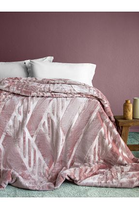 پتو دونفره صورتی پنبه ای BED LİNE - کد 891965556