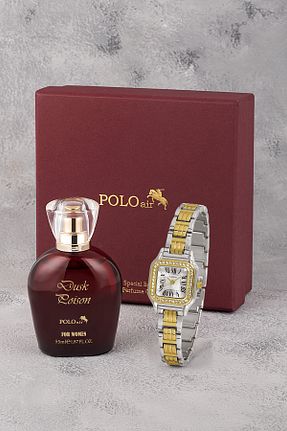 ست ساعت مچی زنانه فلزی polo air - کد 891970974