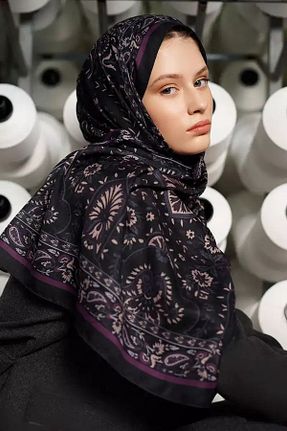 شال صورتی زنانه پلی استر Madame Polo - کد 892615577
