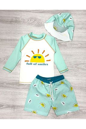 مایو آبی بچه گانه مخلوط پلی استر My Kids Wear - کد 893315401