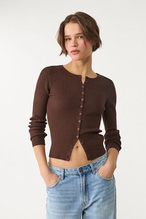 رویه قهوه ای زنانه ویسکون Stradivarius - کد 892007321