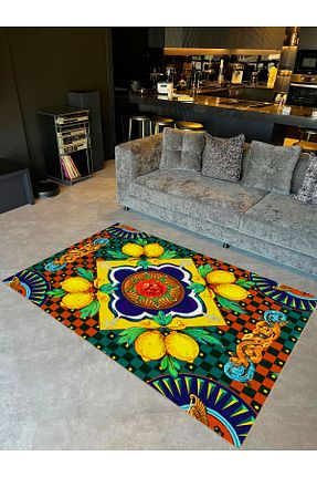 فرش رنگی قابل شستشو Rugs Modern Halı - کد 892028847
