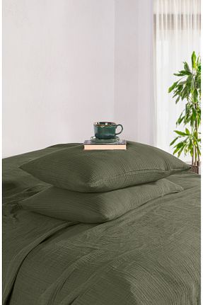 روکش بالش خاکی پنبه MYLASA HOME - کد 892031252