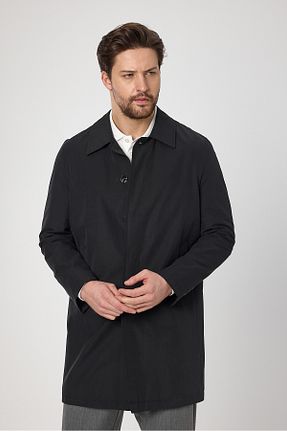 ترنچکت مشکی مردانه پنبه ای Frappoli - کد 873924058