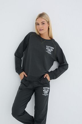 ست گرمکن خاکی زنانه پنبه ای İPEKTENİM - کد 893327774