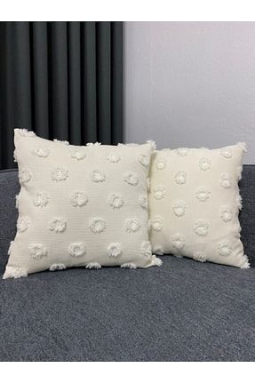 کوسن و روکش کوسن بژ پنبه ای LILYUM - کد 883607806