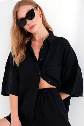 پیراهن مشکی زنانه اورسایز MissKybele - کد 892031688