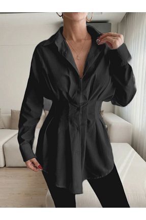 پیراهن مشکی زنانه لانگ فیت EMMAS CLOTHİNG - کد 884480415