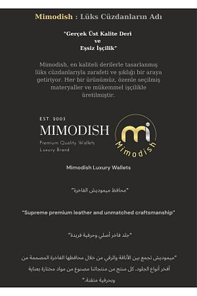 کیف پول مشکی مردانه سایز متوسط Mimodish - کد 195770054