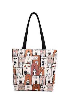 کیف دوشی سفید زنانه پارچه ای Smart Bags - کد 892051831