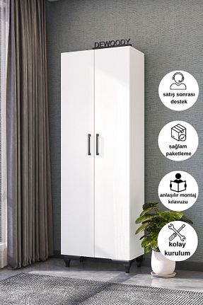 کابینت چند منظوره سفید Suntalam DEWOODY - کد 868908842
