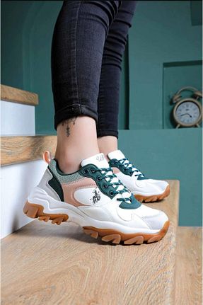 کفش پیاده روی سفید زنانه پارچه ای U.S. Polo Assn. - کد 822101319