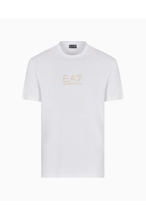 تیشرت سفید مردانه اسلیم فیت EA7 - کد 892248154