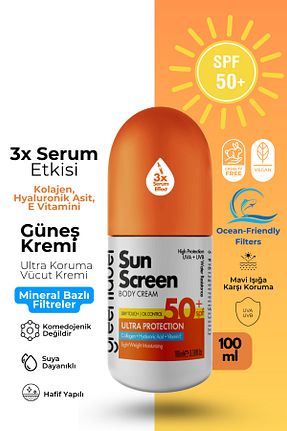 کرم ضد آفتاب بدن SPF 50 + Green Label - کد 838517905