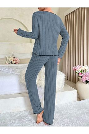 ست لباس راحتی آبی زنانه ساده BELLA NOTTE - کد 892245412