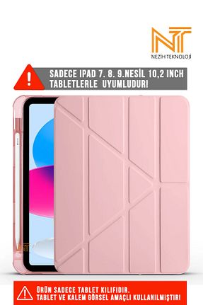 کیف تبلت صورتی Apple Uyumlu Nezih Case - کد 68015878