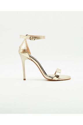 کفش مجلسی طلائی زنانه پاشنه نازک Jatta Shoes - کد 892141206