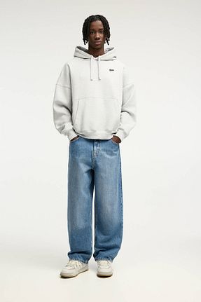 شلوار جین آبی مردانه پاچه پهن Pull & Bear - کد 892134031