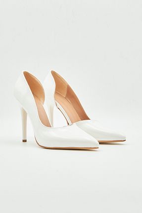 کفش استایلیتو سفید پاشنه نازک Jatta Shoes - کد 893347721