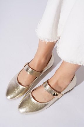 بابت طلائی زنانه چرم لاکی Moda Pie - کد 892154613