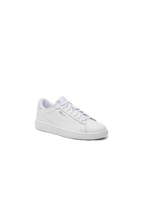 کفش اسنیکر سفید زنانه چرم اصل Puma - کد 808666941