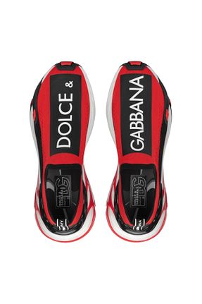کفش اسنیکر قرمز مردانه بند دار Dolce&Gabbana - کد 892189540