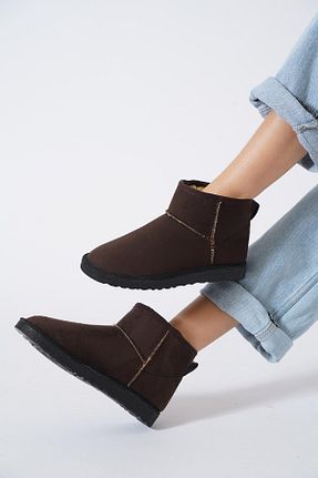 بوت / نیم بوت قهوه ای زنانه جیر Moda Pie - کد 892142943