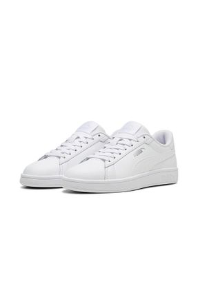 کفش اسنیکر سفید زنانه چرم اصل Puma - کد 808666941