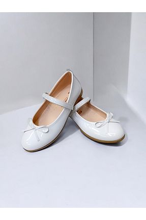 بابت سفید بچه گانه چرم مصنوعی PATİK BEBE - کد 817052075