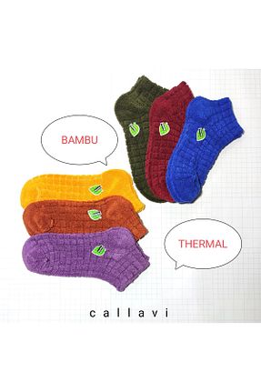 جوراب آبی زنانه بامبو CALLAVI - کد 794898829