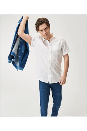 پیراهن سفید مردانه رگولار Wrangler - کد 741796317