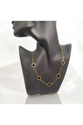 گردنبند استیل ( فولاد ) طلائی زنانه استیل (فولاد) Bumu Design - کد 892247770