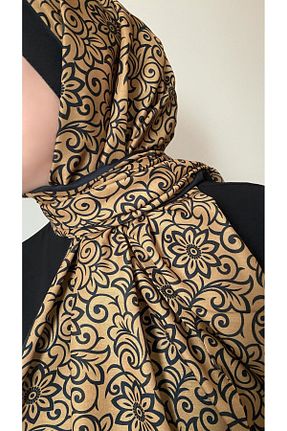 شال زرد زنانه Kesik Elyaf ESSLERA - کد 889293379