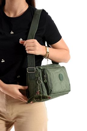 کیف پستچی سبز زنانه پارچه ای Baginn - کد 892294260