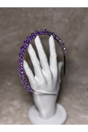تاج بنفش زنانه فلزی MODA - کد 892283511
