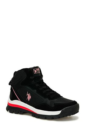 بوت / نیم بوت مشکی زنانه پاشنه تخت U.S. Polo Assn. - کد 892280540
