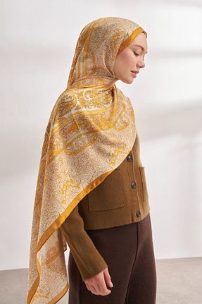 شال طلائی زنانه پلی استر ARMANDA - کد 892280599