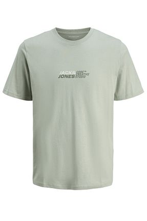 تیشرت سبز مردانه رگولار Jack & Jones - کد 892295089