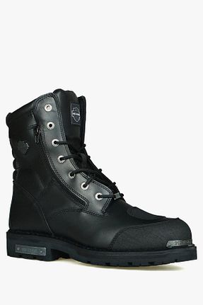 بوت / نیم بوت مشکی مردانه پاشنه تخت Harley Davidson - کد 376696179