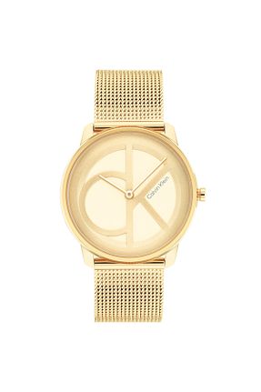 ساعت مچی طلائی زنانه 31-35 میلی متر Calvin Klein - کد 322119282