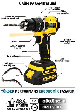 دریل Darbeli ASSUR - کد 862873478