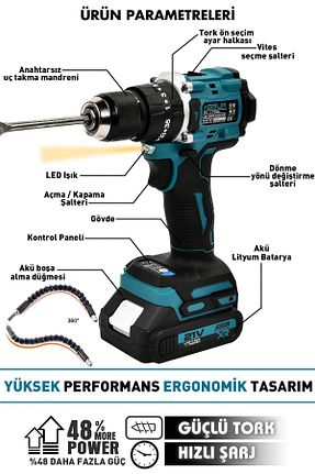 پیچ گوشتی شارژی ASSUR - کد 862990348