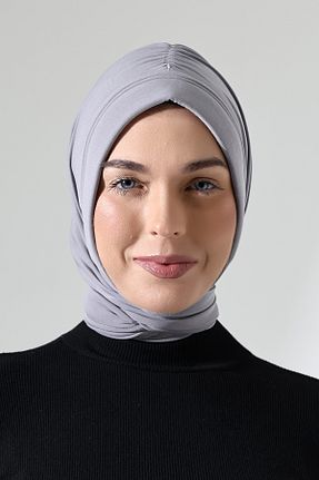 شال طوسی زنانه پلی استر ihvanonline - کد 893616703