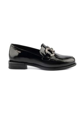 کفش کژوال مشکی زنانه چرم لاکی Venüs - کد 861312128