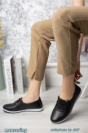 کفش کژوال مشکی زنانه چرم مصنوعی MCASERING - کد 892322722