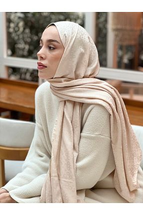 شال خاکی زنانه Modakaşmir - کد 892374130