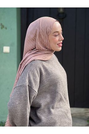 شال قهوه ای زنانه Modakaşmir - کد 892334301