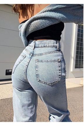 دامن آبی زنانه پنبه ای SU SHE - کد 893548262