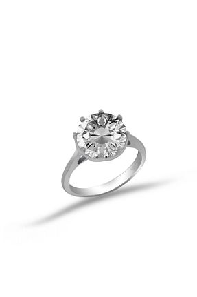 انگشتر نقره سفید زنانه 925 عیار Silveranka - کد 442699518