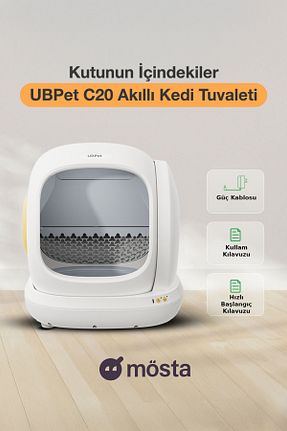 توالت گربه سفید UBPet - کد 860804802